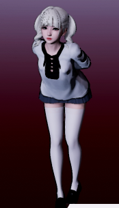 《AI少女》白色雙馬尾白絲蘿莉MOD