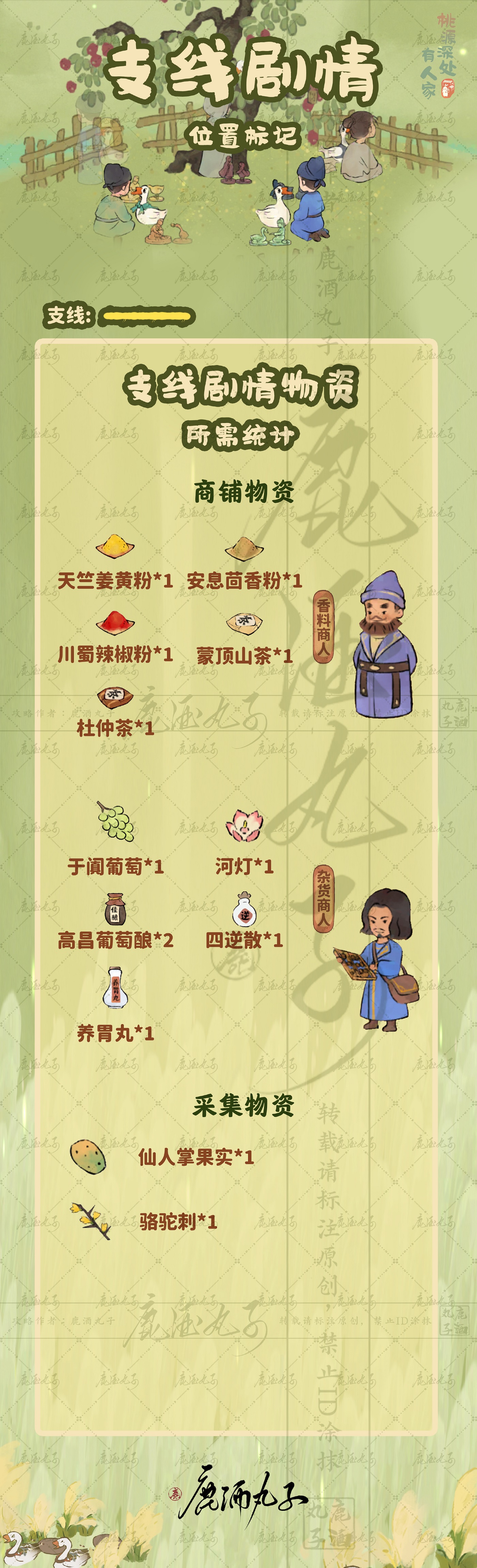 《桃源深處有人家》歧路之畔支線任務攻略