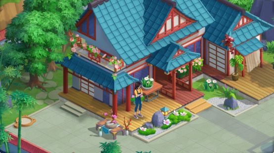 《花田小院》主屋庭前花草怎么搭配
