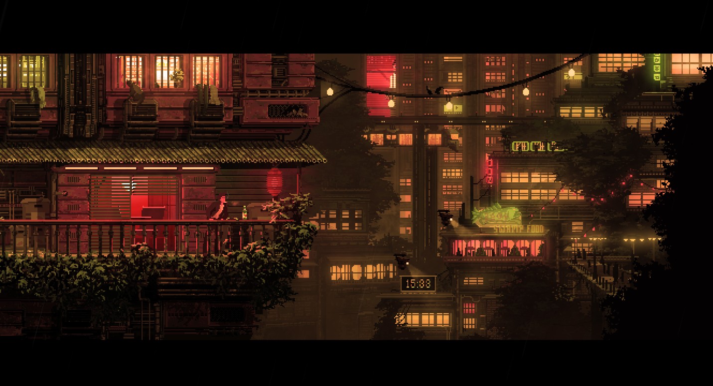 《Wallpaper Engine》The Last Night像素風(fēng)城市場景動態(tài)壁紙