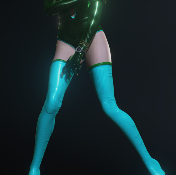《生化危機3：重制版》吉爾哥譚貓女青綠膠衣v1.4MOD[僅支持舊版本]