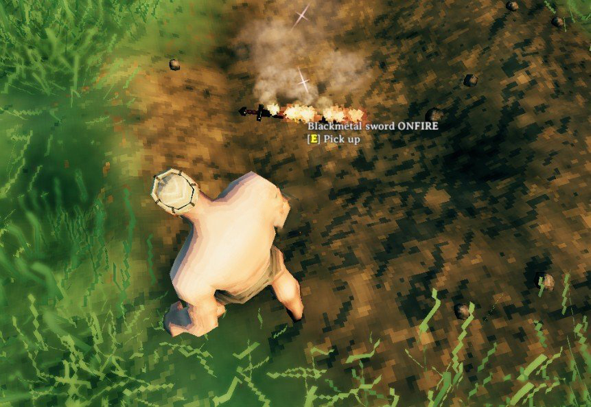 《Valheim：英靈神殿》火焰劍附魔MOD