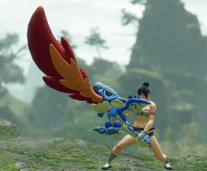 《怪物獵人：崛起》大劍火龍玩偶外觀再紋理MOD