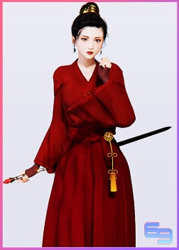 《AI少女》古風紅裝俠女劍客MOD
