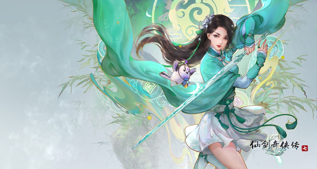 《Wallpaper Engine》仙劍奇俠傳七月清疏原畫動態壁紙