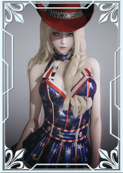 《AI少女》金發(fā)碧眼魅惑牛仔服小姐姐MOD