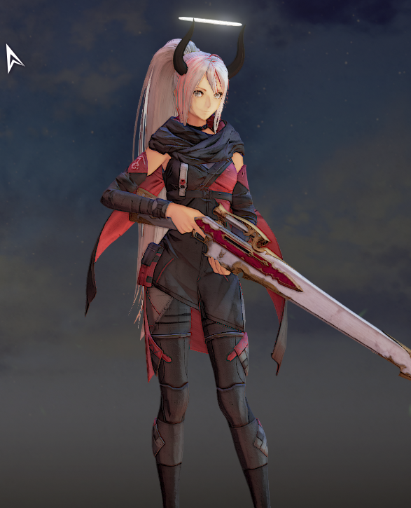 《破曉傳說》希儂時尚黑紅配色惡魔套裝MOD