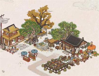《江南百景圖》月餅鋪?zhàn)訑[放城市分享
