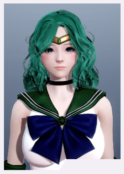 《AI少女》綠發(fā)水手服少女MOD
