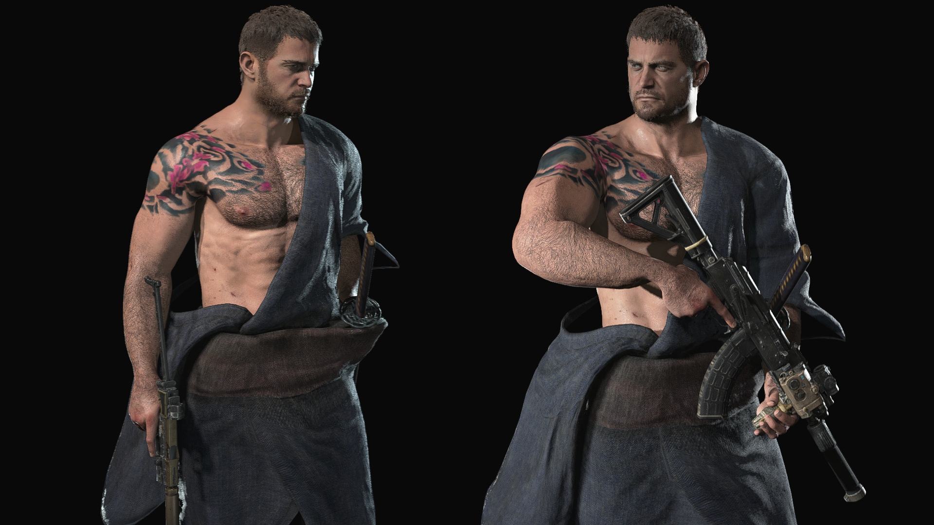 《生化危機(jī)8》克里斯生化6武士裝束MOD