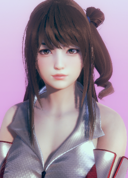 《AI少女》褐色長發白色性感衛衣御姐MOD