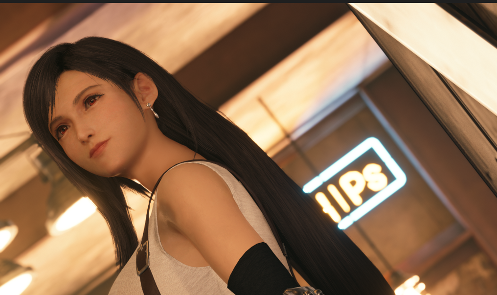 《最終幻想7：重制版》蒂法半透明襯衫MOD