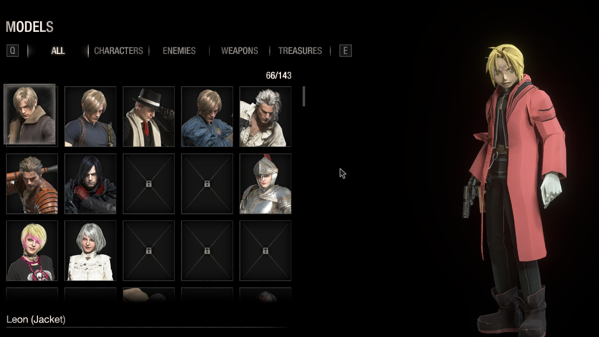 《生化危機4：重制版》鋼煉愛德華替換里昂MOD[正式版]