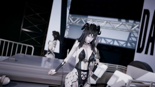 《AI少女》清涼黑禮服身材火辣美女MOD