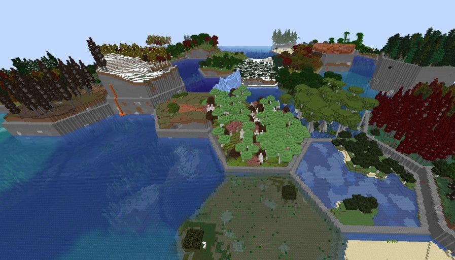 《我的世界》1.16.5六邊形地貌MOD