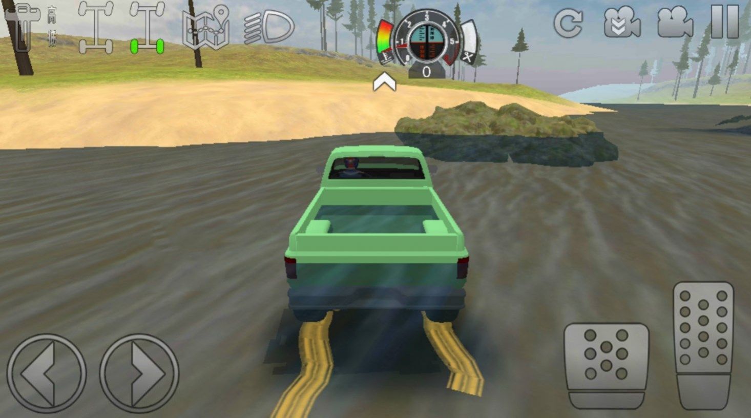 模擬山地汽車