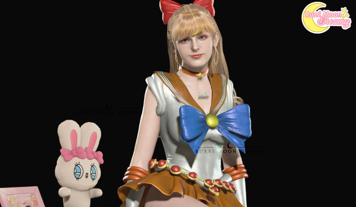 《生化危機4：重制版》阿什莉美少女戰士服裝MOD