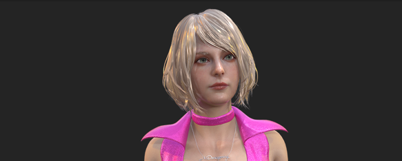 《生化危機4：重制版》阿什莉流行歌手粉色內衣MOD[正式版]