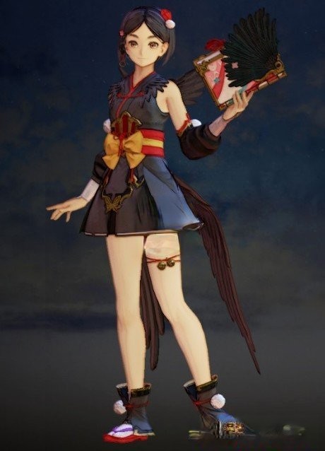 《破曉傳說》深色女天狗琳薇爾MOD