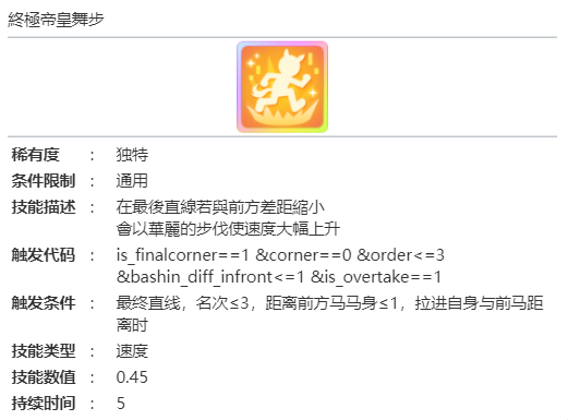 《閃耀優俊少女》東海帝王大招觸發方法