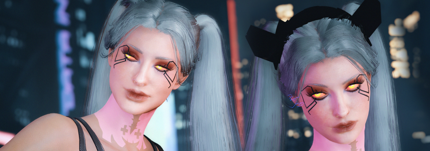 《賽博朋克2077》邊緣行者麗貝卡發型MOD