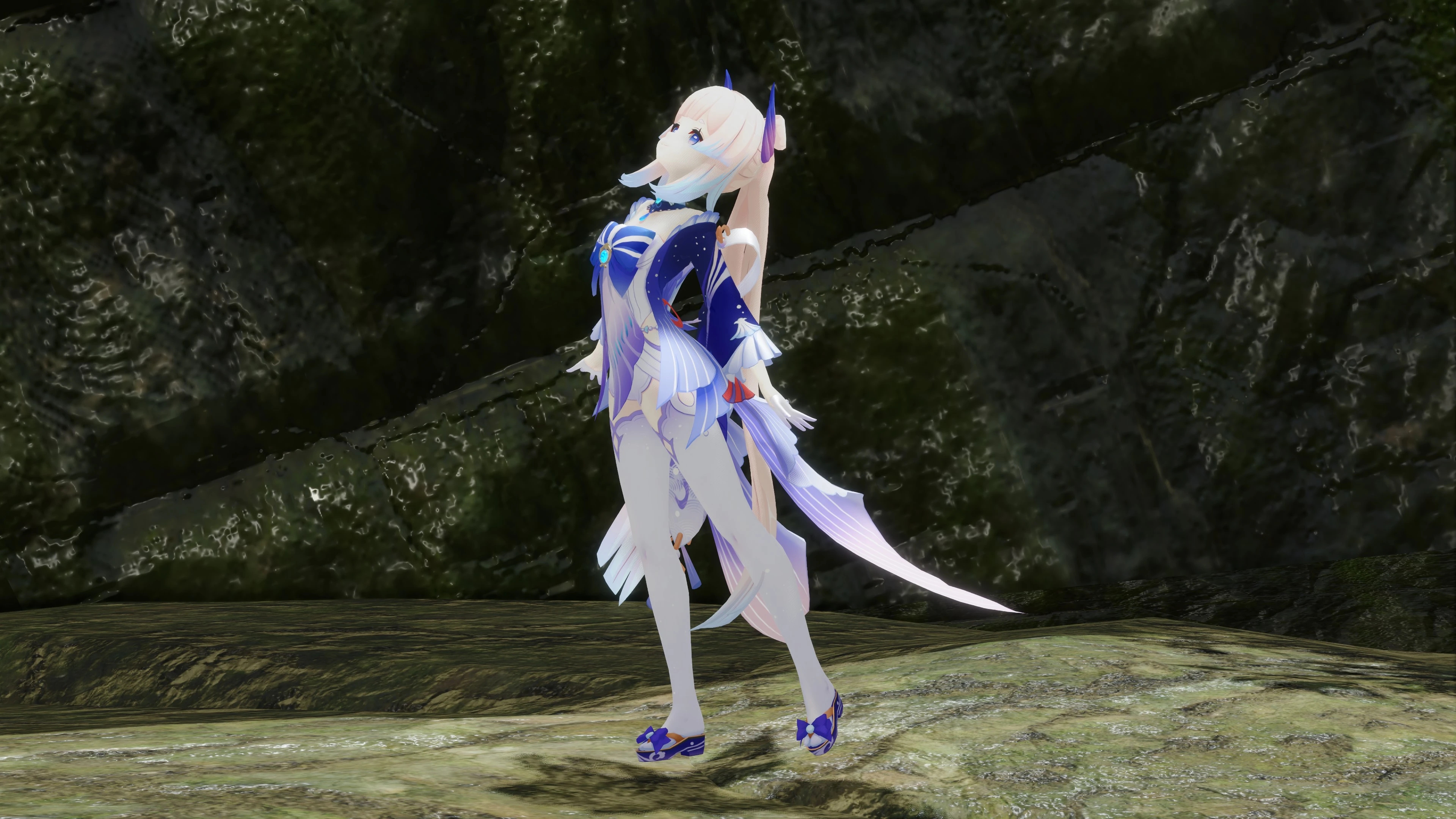 《怪物獵人：崛起》原神珊瑚宮心海外觀MOD