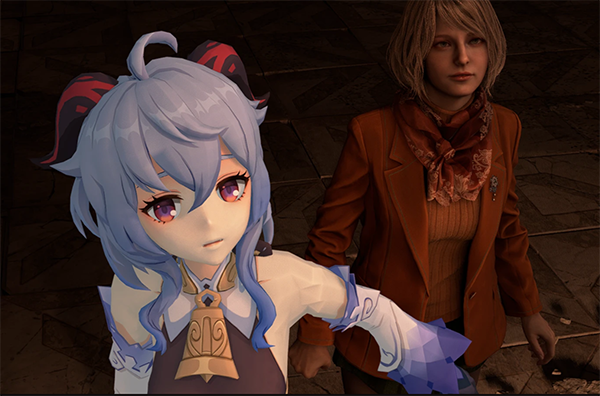 《生化危機4：重制版》甘雨替換里昂MOD[正式版]