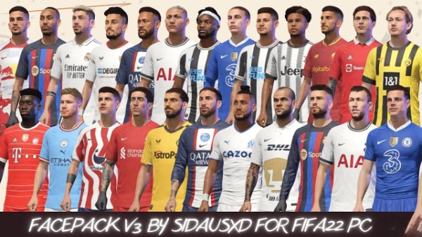 《FIFA 22》SidausXD臉型整合包v3