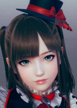 《AI少女》黑色雙馬尾哥特裙美少女MOD