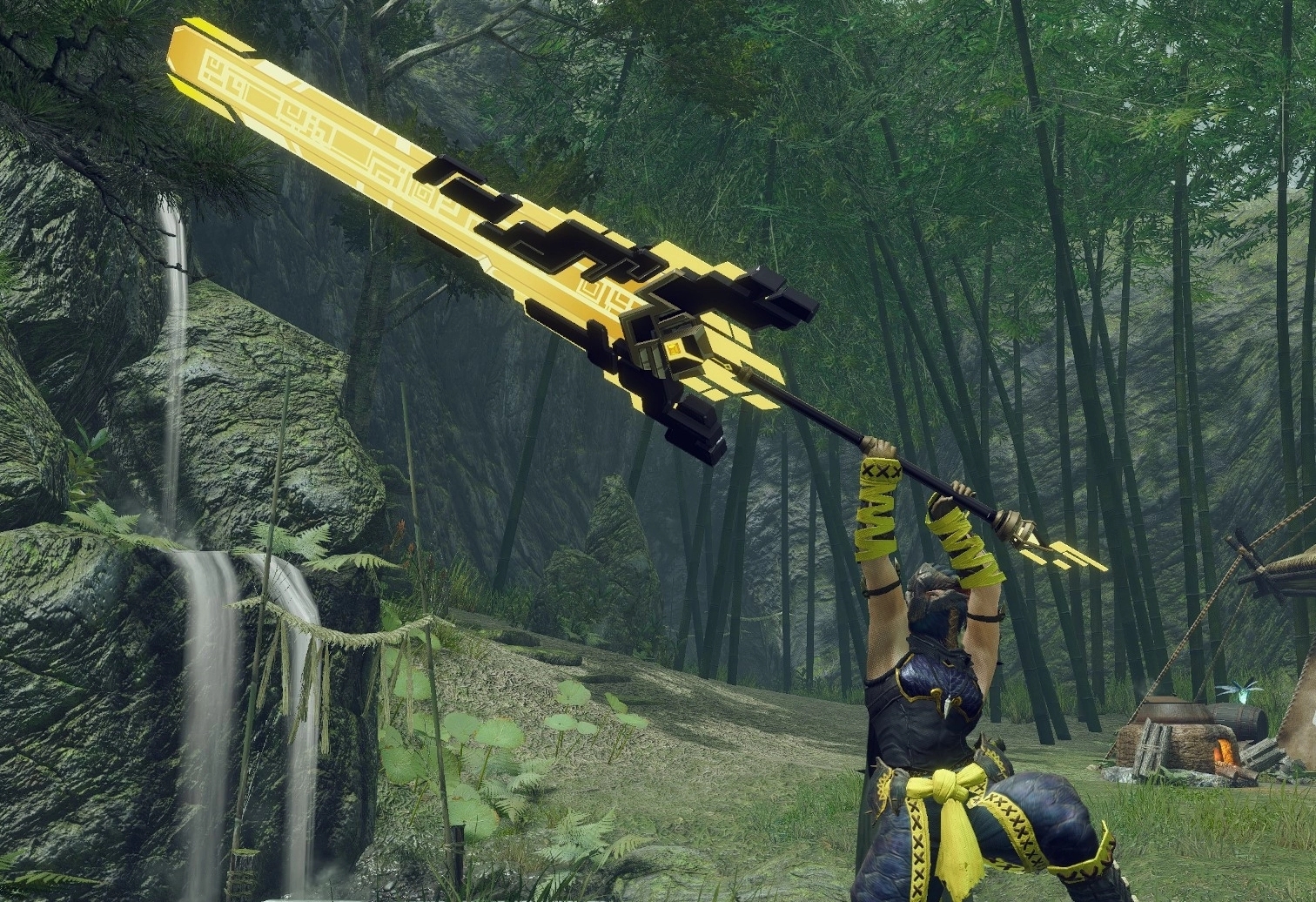 《怪物獵人：崛起》原神無工大劍斬斧MOD曙光版
