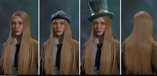 《霍格沃茨之遺》柔順長發MOD