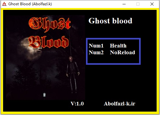 《Ghost Blood》v1.0無限生命子彈修改器[Abolfazl]