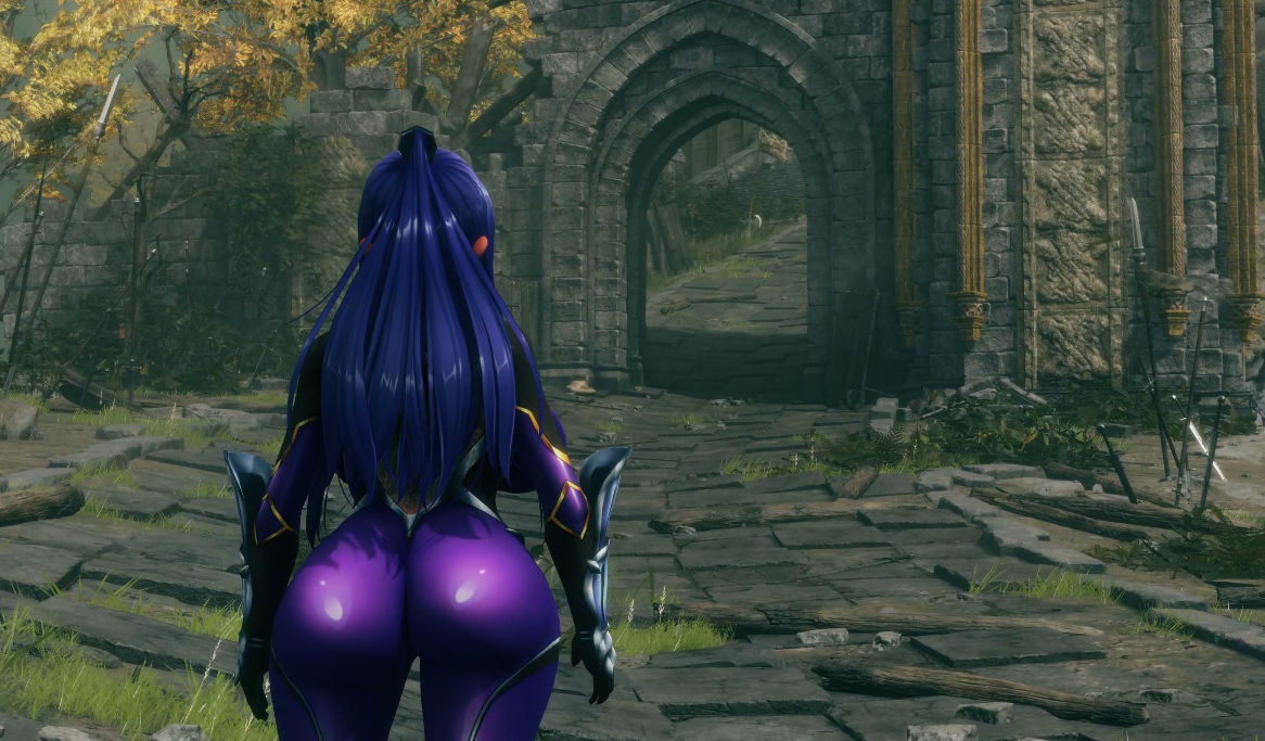 《艾爾登法環(huán)》對魔忍性感女忍秋山澪子MOD