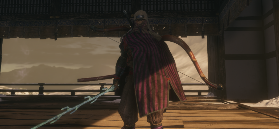 《只狼：影逝二度》主角狼白面罩孤影眾外觀MOD