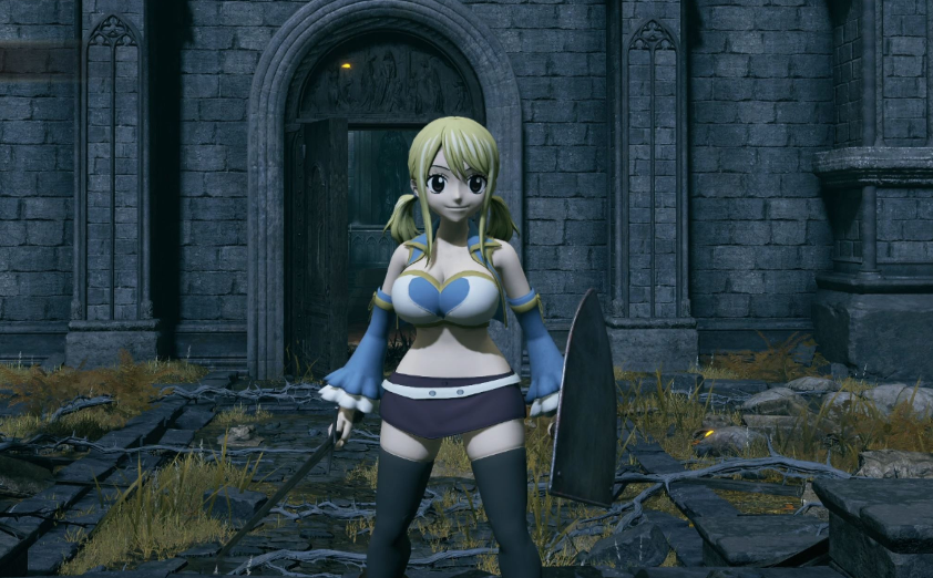 《艾爾登法環》妖精的尾巴露西流浪騎士套MOD