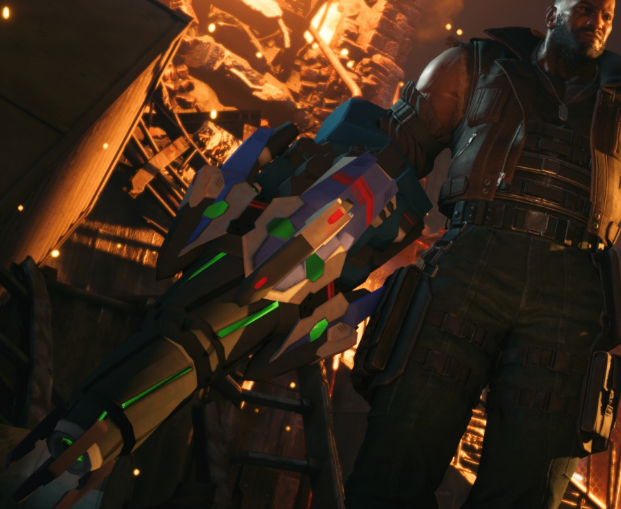 《最終幻想7：重制版》星之海洋爆破鉆取代巴雷特義肢武器MOD