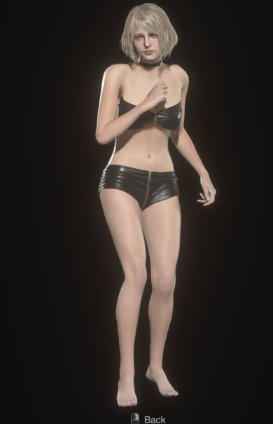 《生化危機4：重制版》阿什莉皮制內衣MOD