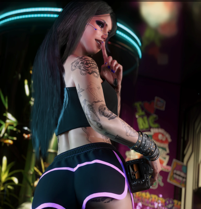 《賽博朋克2077》性感海豚褲MOD[支持v2.1]