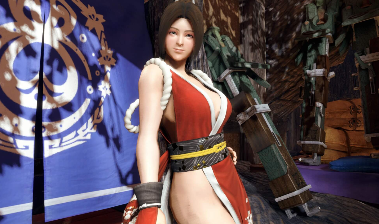 《怪物獵人崛起：曙光》不知火舞和服替換獵人套裝MOD