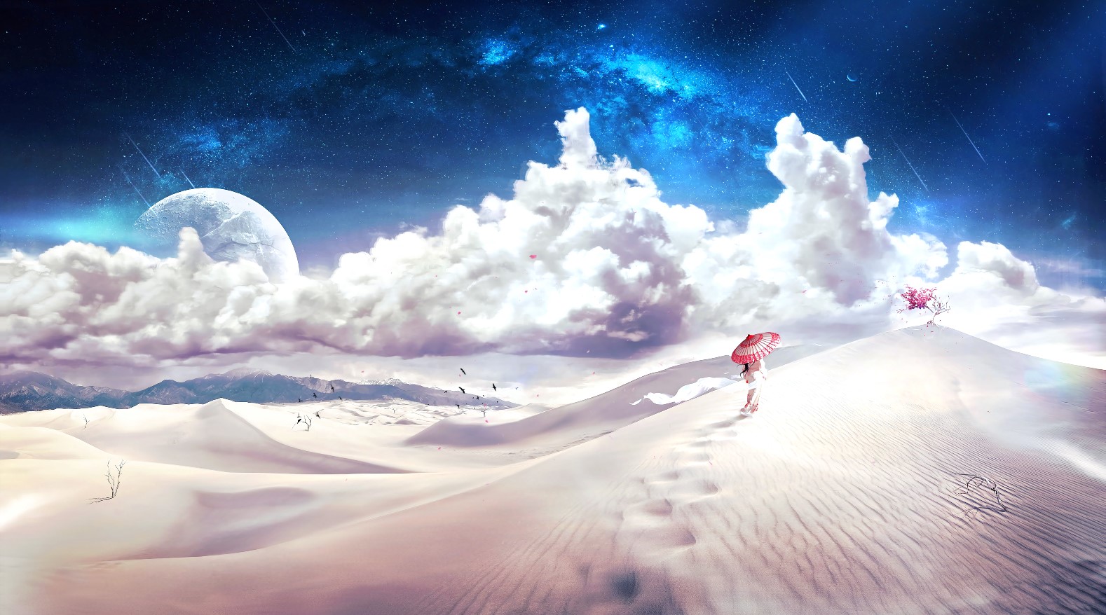 《Wallpaper Engine》星空漫步沙漠動態(tài)壁紙