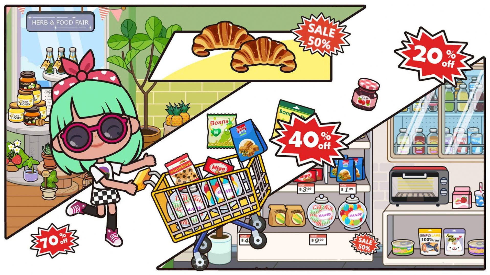 米加迷你商店購物