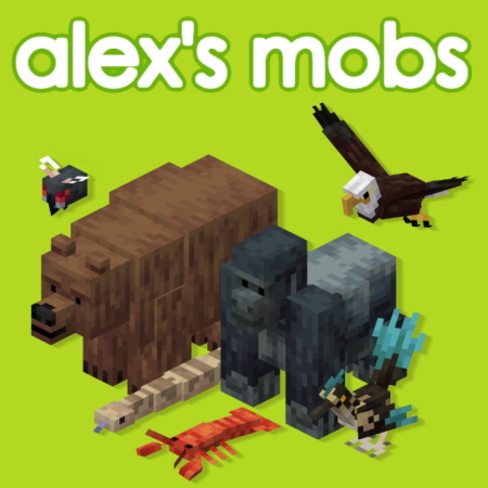 《我的世界》1.19.2Alex的生物MOD