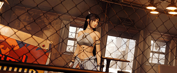 《最終幻想7：重制版》蒂法性感沙灘美人魚服飾MOD