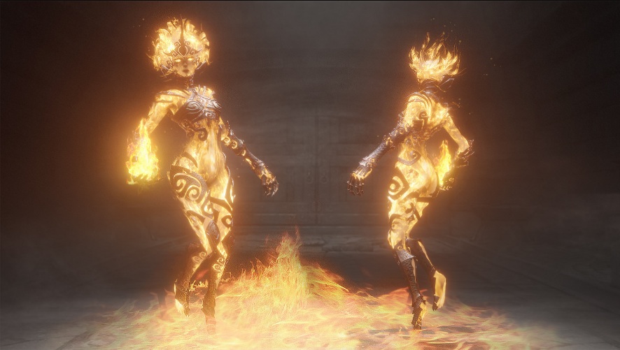 《上古卷軸5：天際重制版》火焰侍靈重制MOD
