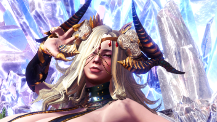 《怪物獵人世界：冰原》性感金發夸張身材女惡魔MOD