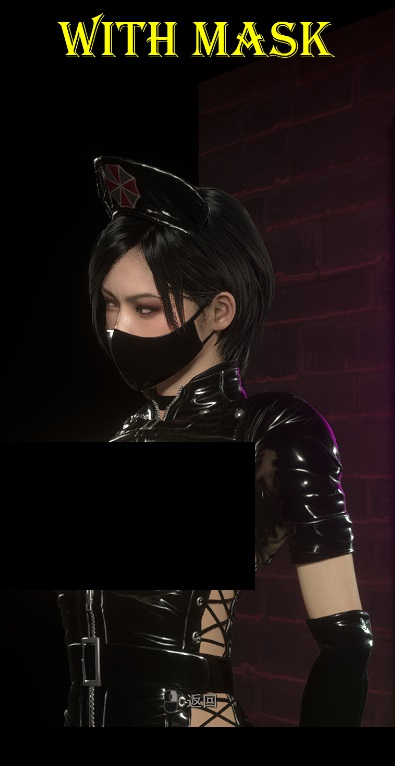 《生化危機4：重制版》艾達暗黑護士服戴口罩MOD[正式版]