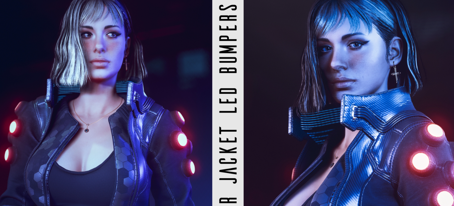 《賽博朋克2077》LED燈夾克外套MOD
