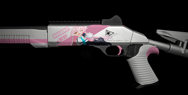 《嚴陣以待》M4 Super90星野皮膚MOD