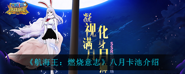 《航海王：燃燒意志》八月卡池