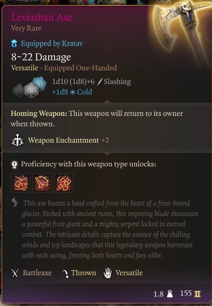 《博德之門3》利維坦之斧MOD